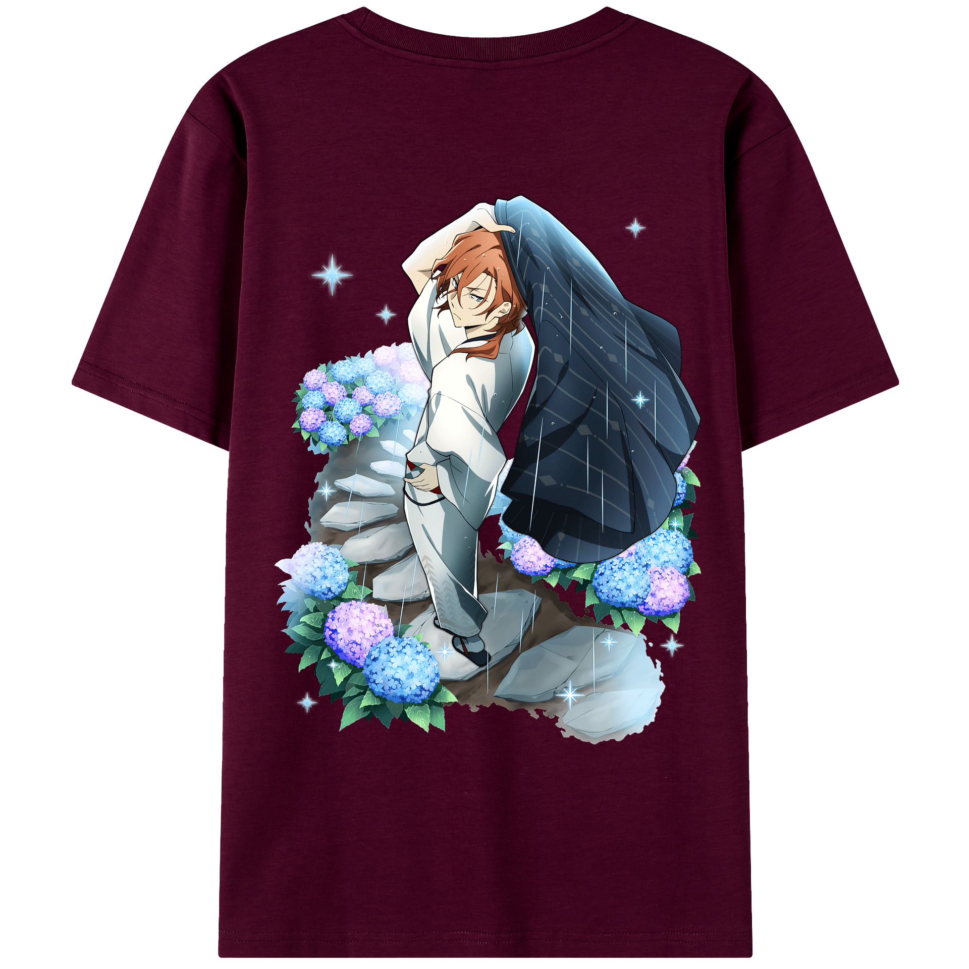 （画像用） 文豪ストレイドッグス Bungo Stray Dogs レディース半袖Tシャツ(バックプリント)